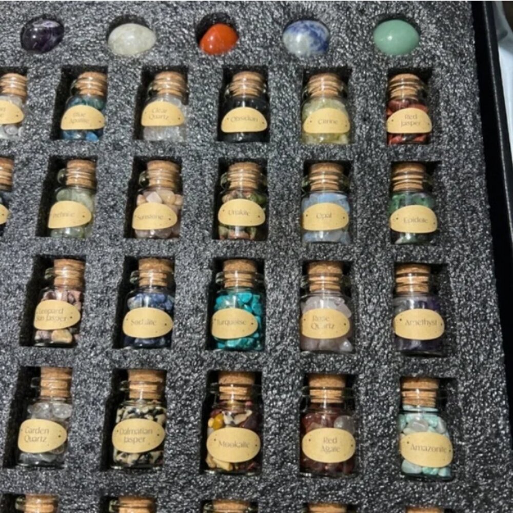 55 Piece Crystal High Quality Collection Gemstone Set - Picture 4 of 17